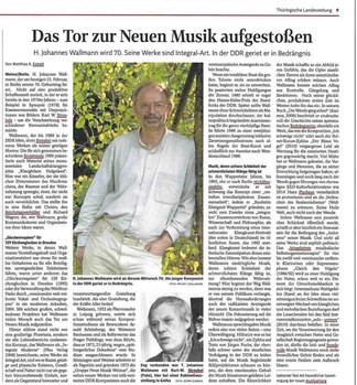 Thüringer Landeszeitung vom 23.2.2022