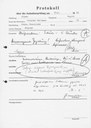 Dokument 18: Protokoll zu Wallmanns Aufnahmeprüfung 1968, bei der er bereits eigene Kompositionen vorlegte