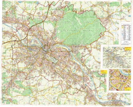 Dresden Stadt- und Glockenkarte