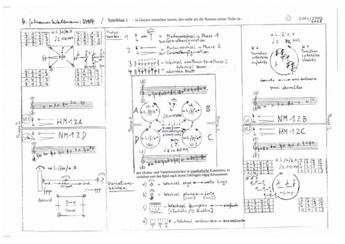 H.Johannes Wallmann: SYN4, Spielblatt 1