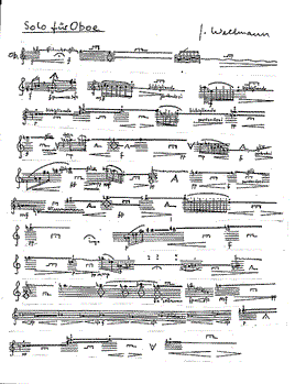 solo für oboe