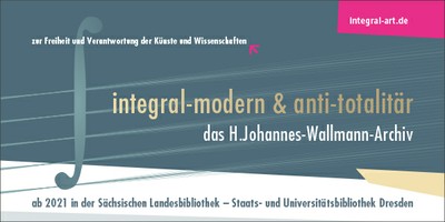 Faltblatt/Leitfaden zum H.Johannes-Wallmann-Archiv Titel